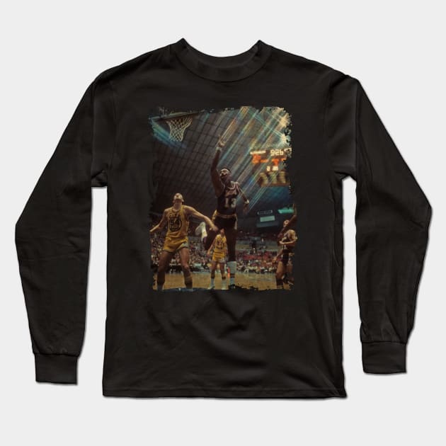 Wilt Chamberlain, 1969 Long Sleeve T-Shirt by Omeshshopart